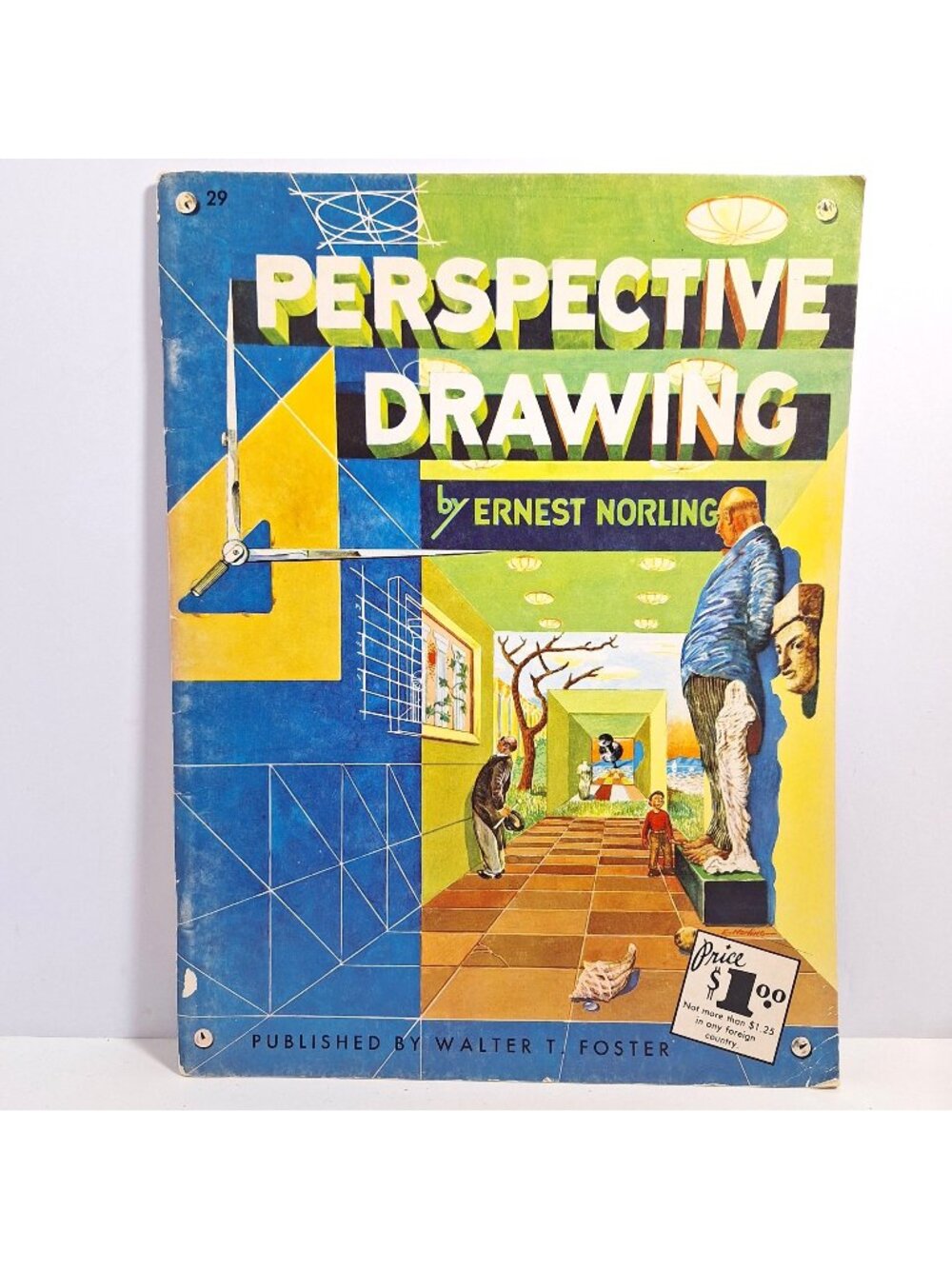 Perspective Drawing Ernest Norling Walter Foster Art Book Vintage